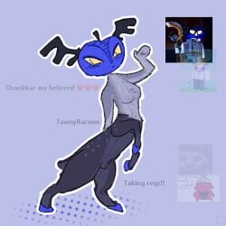 artist_name centaur dusekkar_(forsaken) female forsaken_(roblox) matt_dusek meme_in_the_background pumpkin_head pussy pussy_juice reference_image roblox roblox_game robloxian self_upload tagme tawnyracoon text