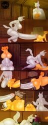 1boy 1futa absurd_res aggressive anthro ass balls big_balls big_breasts big_butt big_penis bodily_fluids breasts canid canine canis comic cum cum_inside duo ejaculation english_text furry futa_on_male futanari genital_fluids genitals gerry_(dongitos) headpat herm hi_res huge_cock human hyper hyper_genitalia hyper_penis inflation intersex intersex/male ketandslaycomics male mammal penis rough_sex sex shiva_(ketandslaycomics) size_difference smaller_male text wolf