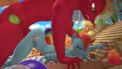 1080p 1boy 2girls 3d ambiguous_penetration animated anthro anthro_on_anthro applejack_(mlp) beach beach_ball beach_towel big_breasts big_macintosh_(mlp) cocktail cuckquean cutie_mark digital_media embarrassed envy equine equine_penis female friendship_is_magic hasbro hooves-art horse horse_penis horsecock jealous jiggling_ass longer_than_10_seconds male male/female male_and_female_focus my_little_pony petite petite_female piercing pounding public public_nudity public_sex rainbow_dash_(mlp) rainbow_hair shorter_than_30_seconds small_breasts sound straight summer sunglasses sunglasses_removed throwing_it_back video watching