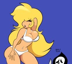 1ambiguous 1girls 2020 5_fingers ambiguous_gender arm_behind_head beauty_mark belly_button_piercing bellybutton_piercing big_ass big_breasts big_lips blonde_hair bra closed_eyes comedy cute female funny ghostface ghostface_(scream) hair_over_one_eye hand_behind_head humor knife marina_williams mole mole_on_breast oboithisisfunky original original_character panties piercing pink_bikini_top scream_(franchise) tagme white_bra white_panties