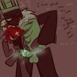 1boy 1girls 1x1x1x1 1x1x1x1_(tr:ud) big_penis blocky_body canon_x_oc forced green_penis maddros no_background original_character questionable_consent roblox size_difference speech_bubble standing_sex straight the_robloxia:_until_dawn vaginal_penetration