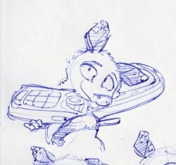 1girls american_opossum dreamworks dreamworks_animation female heather_(over_the_hedge) mammal marsupial over_the_hedge paramount_pictures phone ram_satinga sketch virginia_opossum