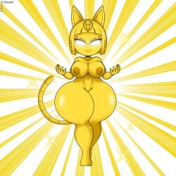 ankha from animal crossing by camael