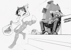 after_sex animal_genitalia animal_penis anthro bodily_fluids breasts canid canine canine_genitalia canine_penis canis cum domestic_dog female fox genital_fluids genitals hi_res knot krystal_(star_fox) male mammal nintendo nipples nude orgasm penis star_fox