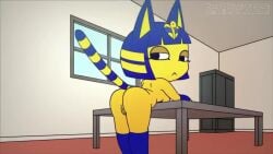 5_square_meters animal_crossing ankha ankha_(animal_crossing) anthro anthro_penetrated big_ass cum_inside doggy_style furry plap tagme vaginal_penetration video