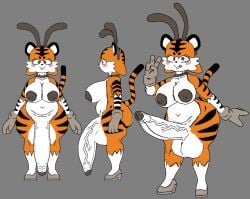 1futa 2-ban_(artist) 3d 3d_model big_ass big_balls big_breasts big_penis futanari naked naked_futa oc orange_fur tagme taiga_(2-ban) tiger