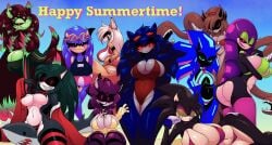 bikini jmcchannel multiple_girls sonic.exe sonic.exe_(series)