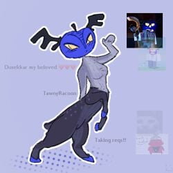 artist_name centaur dusekkar_(forsaken) forsaken_(roblox) matt_dusek meme_in_the_background pumpkin_head reference_image roblox roblox_game robloxian self_upload tagme tawnyracoon text