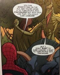 dinosaur male male_only marvel marvel_comics penis peter_parker pteranodon pterosaur reptile sauron_(marvel) savage_land scalie spider-man spider-man_(series) triceratops x-men