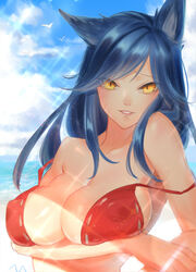 ahri from league of legends by hikarusorano