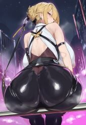 evelyn chevalier from zenless zone zero by aipornarts