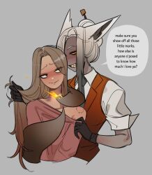 2girls bite bite_mark bite_marks female female_only femdom femsub foxtrot_(glacierclear) girls_only glacierclear hickey hickey_marks hickeys lesbian_couple lesbian_domination lesbian_focus smore's_(glacierclear) yuri