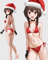 megumin from christmas by josivalart