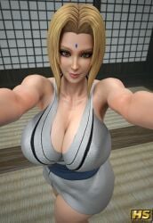 tsunade from naruto by hagiwara studio