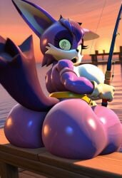 big the cat from sega by tifokoh57