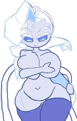 frost queen cookie from cookie run by nebeeafterdark