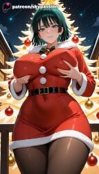 fubuki (one-punch man) from christmas by skypassion