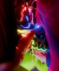 2025 3d_(artwork) animal_genitalia anthro black_body black_fur black_penis blue_body blue_fur blue_sheath bodily_fluids claws colored cum cum_drip cum_in_mouth cum_inside cum_on_face cum_on_own_penis cum_on_penis cum_on_self cum_on_visor cumshot digital_media_(artwork) dripping ejaculation erection fingers fluffy fluffy_ears fur genital_fluids genitals green_body green_fur group group_sex hair hi_res ivyol_(anyol) machine male male/male male_penetrating multicolored_body nude open_mouth oral oral_penetration orange_penis orgasm penetration penile penis protogen protogen_armor protogen_face protogen_visor purple_body purple_fur purple_penis retiu_(retiu) screen screen_face sex sheath simple_background smile tail tanza3d tanza_(tanza3d) tapering_penis tentel_(tanza3d) tongue tuft yellow_body yellow_ears yellow_eyes yellow_fur