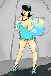 betty_rubble female hanna-barbera high_heels housewife milf short_hair the_flintstones