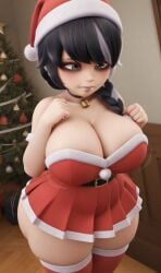 1girls 2d 2d_(artwork) aglaé_(miraculous_ladybug) ai_generated ass big_ass big_breasts big_butt big_nipples big_thighs breasts christmas christmas_clothing christmas_headwear christmas_outfit dancing female goth goth_girl huge_ass huge_breasts huge_butt huge_thighs hyper_ass hyper_breasts hyper_butt miraculous:_tales_of_ladybug_and_cat_noir miraculous_ladybug mommy mother puffy_nipples puffy_pussy pussy revealing_clothes santa_costume santa_dress santa_hat sling_bikini slingshot_swimsuit tagme thick_thighs thunder_thighs tight_clothing truth_spider03