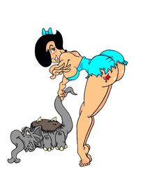 betty_rubble female hanna-barbera milf short_hair the_flintstones