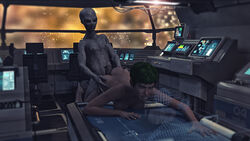 3d alien daz3d green_hair mr_grey renderotica space