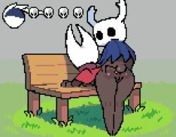 1boy 1girls 2025 anal anal_sex animated ass bench hollow_knight hollow_knight:_silksong hornet_(hollow_knight) incest looking_back no_sound outdoors penis pixel_animation pixel_art pussy sex sim0n404 size_difference small_dom_big_sub tagme testicles the_knight_(hollow_knight) user_interface vagina video video_games waving waving_at_viewer