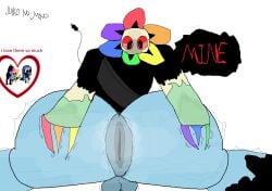 2boys astro_(dandy's_world) astro_novalite black_body blue_body claws claws_out dandicus_dancifer dandy's_world dandy_(dandy's_world) dandys_world dialogue donut donut_anus evil_eyes fat_ass femboy glowing_eyes green_body gripping_ass hyper hyper_ass imminent_anal imminent_sex jukonojuno low_effort low_res lowres moonflower_(dandy's_world) movement_lines ms_paint multicolored_body multicolored_eyes multicolored_fur offscreen_male partial_male rainbow_hair roblox roblox_game shaking_ass speech_bubble spread_ass spread_legs spreading spreading_ass squeezing squeezing_butt sweat sweating_profusely sweaty_butt sweaty_donut tagme twisted_astro_(dandy's_world) twisted_dandy_(dandy's_world) wobbling_ass