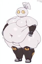 1anthro 1other ai ai_generated anthro belly belly_button belly_overhang big_ass big_belly deep_navel fat_arms fat_ass fat_boobs fat_fetish fat_thighs for_a_head full_body fupa garbo_(meleeniacs) meleeniacs moobs morbidly_obese morbidly_obese_anthro naked no_mouth no_nipples nude obese obese_anthro object_head roblox roblox_game robot robot_humanoid robotic_arms robotic_legs side_ass soft_belly standing thick_thighs trash_bag yellow_sclera