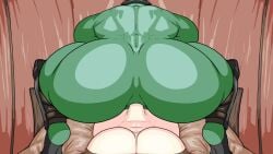 2boys anal_sex ass back_view balls big_ass big_butt bouncing_butt fat_ass gay human humanoid male male/male male_only orc penetration riding_penis tagme video xcomunit7