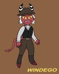 1boy 2026 2_toes 4_fingers abs big_cock big_dick big_penis blind_peacock_draws blind_peacock_draws_(artist) buff buff_male cock demon demon_boy demon_horns demon_tail dick dilf father_(lore) goatee hat hazbin_hotel hazbin_hotel_oc helluva_boss helluva_boss_oc hooves horns horns_and_hooves imp imp_demon imp_horns imp_male imp_tail male male_only mustache original original_art original_artwork original_character penis red_body red_skin reference_sheet ripped_body strong strong_male tagme white_hair windego_(blindpeacockdraws) yellow_eyes