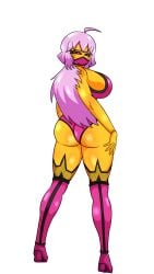 cosplay dat_ass dummy_thicc dumptruck_ass fat_ass freckles_on_ass huge_ass mortal_kombat niya_edits pink_hair