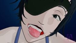 3d 3d_animation animated ass chainsaw_man cowgirl_position denji_(chainsaw_man) female_domination female_masturbation himeno_(chainsaw_man) kissing longer_than_one_minute masturbation milf panties panties_aside sound tagme the_m_guy video