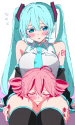 hatsune miku from vocaloid