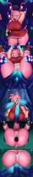 1girls amy_rose blu_rent comic consensual female female_focus gangbang male sega sonic_(series) sonic_the_hedgehog_(series) sonic_unleashed triple_anal triple_penetration triple_vaginal
