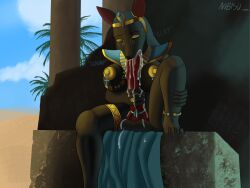 4:3 absurd_res accessory animal_genitalia animal_penis anthro anubian_jackal anubis areola autofellatio autopenetration balls big_areola big_breasts big_knot big_nipples big_penis black_body black_fur bodily_fluids breasts butt canid canine canine_genitalia canine_penis canis clothing cock_ring cum cum_in_mouth cum_in_own_mouth cum_in_self cum_inside cum_on_face cum_on_self deity drinking drinking_cum egyptian egyptian_clothing egyptian_mythology erection fellatio fur futanari genital_fluids genitals gold_(metal) gold_jewelry gynomorph hi_res huge_areola huge_breasts huge_knot huge_penis hyper hyper_genitalia hyper_penis intersex jackal jewelry knot knotted_penis mammal markings masturbation middle_eastern_mythology mythology nibisu nipple_piercing nipples nude open_mouth oral oral_masturbation penetration penile penile_masturbation penis penis_accessory penis_jewelry piercing red_penis ring sex solo tattoo thick_thighs
