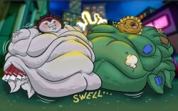 ass bbw belly belly_squish big_belly big_breasts breasts colored digital_media_(artwork) electronic_arts elemental_creature elemental_humanoid fat female flora_fauna flower flower_creature huge_belly huge_butt huge_thighs humanoid hyper hyper_belly leaf morbidly_obese morbidly_obese_female morbidly_obese_humanoid not_furry obese obese_female obese_humanoid open_mouth overweight overweight_female overweight_humanoid petal_hair petals plant plant_humanoid plants_vs._zombies plants_vs._zombies_heroes plants_vs_zombies popcap_games pseudo_hair questionablequnt shaded sky smile ssbbw stuffy_flower_(pvz) sunflower_(pvz) thick_thighs vampire_sunflower_(pvz)