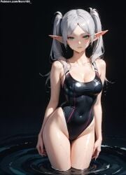 1girls 2d ai_generated bare_shoulders belly blue_eyes blush breasts chest cute detailed elf elf_ears elf_female elf_girl eye_contact eyelashes eyeshadow female female_only fit fit_female focus frieren high_quality legs light-skinned_female light_skin lips lipstick long_hair makeup mascara medium_breasts midriff nai_diffusion nero100 nipples no_bra pale-skinned_female pale_skin party petite petite_body petite_female ponytail seductive seductive_eyes seductive_look side_ponytail skinny skinny_girl sliver_hair small_breasts sousou_no_frieren stable_diffusion tagme teenage_girl teenager thighs thin thin_female thin_waist topless very_long_hair white_hair young bikini bikini_top bikini_bottom swimwear swimsuit outdoors outside