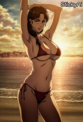carla jaeger from attack on titan by stickyai