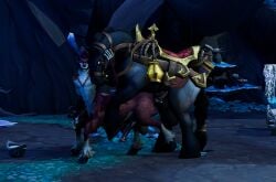 absurd_res anal anal_masturbation anal_penetration animal_genitalia animal_penis anus balls bestiality blizzard_entertainment duo equid equine equine_genitalia equine_penis feral feral_on_taur feral_on_top feral_penetrating feral_penetrating_taur genitals hi_res horse male male/male male_on_taur male_penetrated male_penetrating male_penetrating_male male_taur mammal masturbation nuber nude penetration penis sex size_difference solo taur taur_penetrated vorkai warcraft