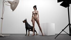 doggy_style big_ass big_boobs public breasts dog