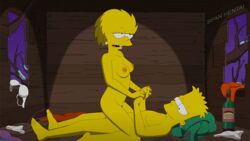 1boy 1boy1girl 1girls 20th_century_fox aged_up animated bart_simpson bottle bra_removed breasts brother_and_sister butt clothes_removed cowgirl_position cаrtoon earring eyelashes female gif half-closed_eyes hetero holding_hands incest kneeling lisa_simpson looking_pleasured lowres lying male nipples nude on_back open_mouth panties_removed penetration penis sex sfan siblings straddling sеxy the_simpsons thighs treehouse yellow_body