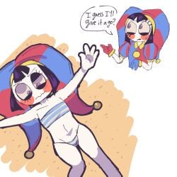 pomni from tadc by hyenaconfetti