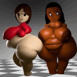 default mii (female) from nintendo by mrweirdworkz