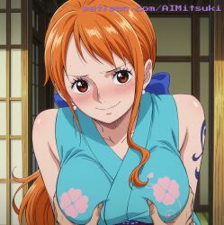 nami (one piece) from one piece by aimitsuki