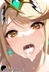 mythra from xenoblade (series) by sunori