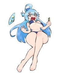 aqua (konosuba) from kono subarashii sekai ni shukufuku wo! by gurumo