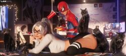 black cat (insomniac) from insomniac games by itslaiknsfw