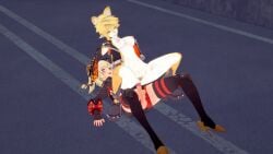 1futa 1girls 3d anal animated artist_request blonde blonde_futa blonde_hair blush burnice_white cum ears female furry futa_on_female futanari interspecies koikatsu medium_breasts pulchra_fellini pussy pussy_juice sex sex_from_behind shorter_than_10_seconds small_breasts tagme tongue_out vaginal vaginal_penetration video zenless_zone_zero