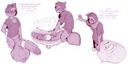 4thchorus ambiguous_gender asset_stealing attribute_theft cat_ears catboy cock_theft cock_vore condom condom_filling cum cum_digestion cum_transformation detached_penis dialogue docking feline feline_humanoid feminine feminine_male huge_balls huge_cock hyper hyper_balls hyper_cock hyper_condom hyper_genitalia hyper_penis large_balls large_penis male melting no_pants null nullification nullo original_art original_artwork penis_in_penis penis_removal penis_removed penis_theft shirt_only size_theft sounding stealing surprised surprised_expression tired tired_expression transformation